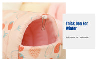 Avian Shelter, Winter Thickened Parrot Bed, Warm Hanging House, Soft Cozy Home