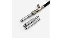3 Pieces Gearbox Leak Tester Adapters Threaded Leak Test Fittings with Knurled Metal for Mechanics, Technicians, Outboard Engine Diagnostics