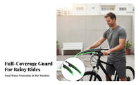 Front and Rear Bike Fenders Full Coverage Universal Bike Mudguard Front and Rear Mudguard Set Long-Lasting Material