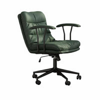 Height Adjustable Armless rotating Chair Minimalist Design Office Furniture with Casters Computer Seating Curved spine supportrest for Students, Home Workers, Adults, Study Room, Small Spaces, Bedroom