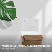 Space-Saving Invisible Bookshelf Multi-Purpose Invisible Book Ledge Multifunctional Floating Shelf Rust-Resistant for Minimalists, Students, Homeowners, Study Room, Bedroom, Office, Hallway