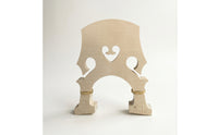 Double Bass Bridge Carved Upright Bass Bridge Instrument Unfinished Arched for Luthiers