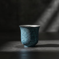 Titanium Teacup Lightweight Titanium Cup Lustrous Tea Bowl for Campers, Camping, Travel