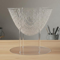 Wedding Crystal Decor Stand Luxury Style Crystal flowers stand Stable Base for Event Planners, Banquet