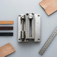 Manual Leather Cutting Tool Measurement Scale Bench Mounted Cutting Tool for Workbench