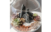 Aquatic Fishbowl Rock Retreat Lightweight Aquatic Fishbowl Rock Decoration Resin Rockery Decoration Portable Artificial Mountain