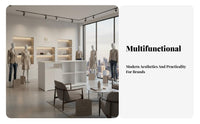 Light Luxury Design Clothing Shop Reception Desk Minimalist Design Boutique Currency Ier Counter Integrated Unit Glass Top Display Cabinet Multi-Functional for Shopkeepers, Business Owners, Receptionists, Boutiques, Checkout Area, Showrooms, Hotel Lobby