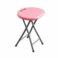 Foldable Portable Backless Stool Thickened Design foldable Circular Seat Space-Saving Household Furniture sturdy Duty for household residents, Travelers, Dormitory, Indoors, Living Room, availabledoors