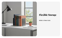 2 Pieces Minimalist Design L-Shaped Bookend Space Saving Book Stand Sturdy Construction Desktop Organizer sturdyDuty for Students, Office Workers, Librarians, Classroom, Study Room, shelf unit, Library