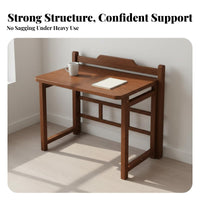 Foldable Desk Versatile Folding Desk Minimalist Design Foldable Computer Table for Apartment Dwellers, Students, Dorm Room, Bedroom