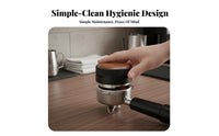 Automatic Height Adjustment Weight-Based Coffee Distributor 304 Stainless Steel Base Espresso Distributor Tamper Set Consistent Tamping