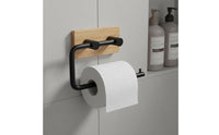 No Drill Toilet Paper Holder Space Saving Wall-Attached Toilet Paper Holder