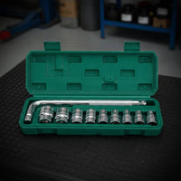 Polished Socket Wrench Set with Storage Case Premium Socket Wrench with Case Long-Lasting Sturdy for Mechanics