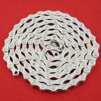 Cycle Chain Electroplated Finish Silver Bike Chain Wear-Resistant