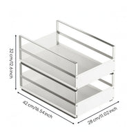 Pull out Cabinet Organizer Sliding Pull-out Basket No-Installation