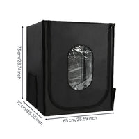 Printer Enclosure Zippered Printer Cover with Window Desktop Textile Housing for Studio