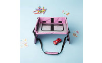Portable Sketch Surface Tray Waterproof Surface Young Child Travel Lap Table Multiple Storage Pockets Kids Tray for Road Trips