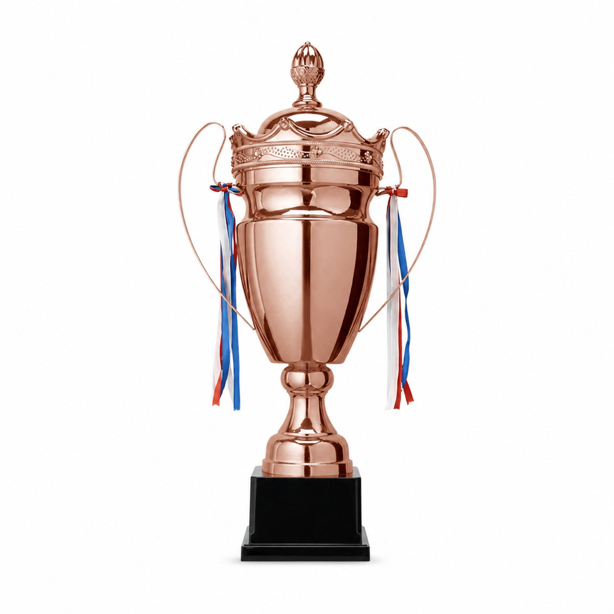 Lidded Award Trophy Decorative Metal Trophy with Handles Elegant for Students