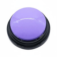 Capture and Playback Pet Talking Button Customizable Sound Dog Communication Button Educational for Dogs, Cat Owners, Playtime, Indoor, Home