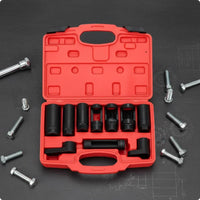 10 Pieces With Storage Case 22mm Air Sensor Wrench Kit Heavy-Duty Air Sensor Removal Tool Wear Resistant High Hardness for Mechanics, DIY Enthusiasts, Auto Repair Shop, Garage
