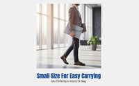 Letter-Size Large Capacity Document Bag, Business Briefcase, 3D Storage Organizer, Notebook Laptop Case, Button Closure,