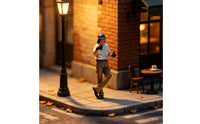 Miniature Male Figurine 1/64 Scale Figure Cute Miniature Diorama Figurines for Collectors