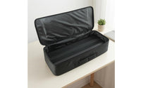 Zippered Guitar Pedal Board Padded Effects Pedal Board Built-in Handle Pedalboard Carry Case Hinged Lid for Guitarists, Musicians