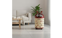 Trash Can Large Capacity Wheeled Trash Bin with Lid