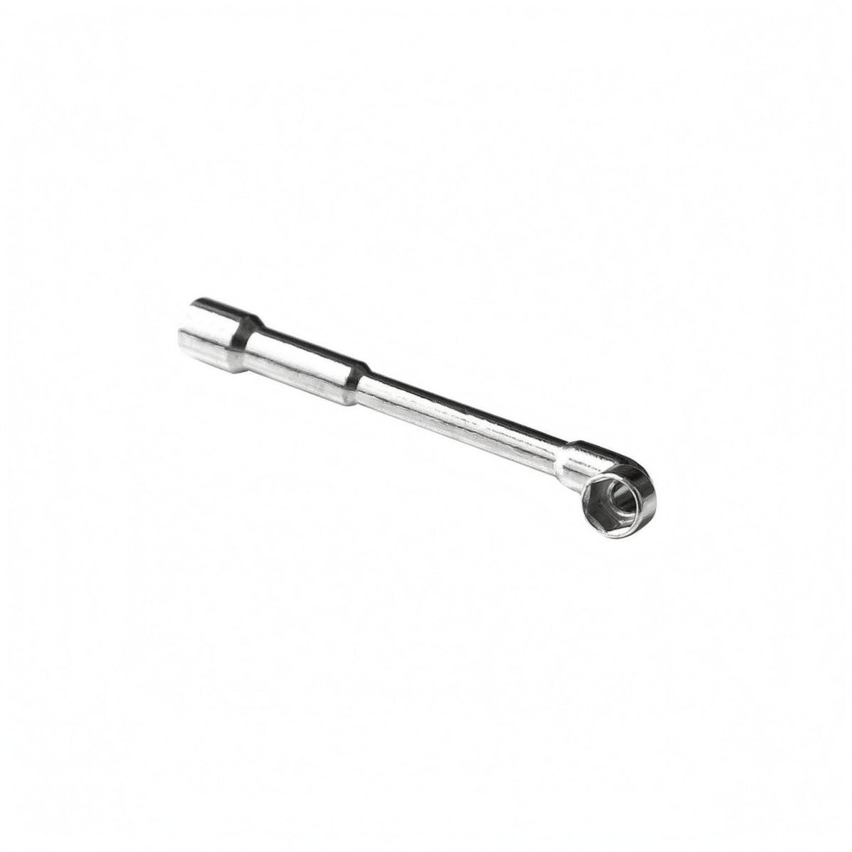 M3 Mini Cross Wrench Compact L-Type Socket Wrench Steel Tool Chrome Finish