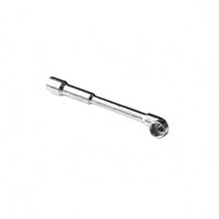 M3 Mini Cross Wrench Compact L-Type Socket Wrench Steel Tool Chrome Finish