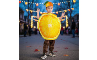 Orange Slice Costume Realistic Design Funny Orange Outfit 3D Effect Fruit Costume