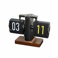 Flip Date Display Clock Date Display Mechanical Calendar Clock House Decoration for Office
