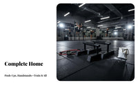 2 Pieces H-Shaped Press-up Stand Non-Slip Base Calisthenics Floor Handles Steel Parallettes Handles Comfortable Foam Grip