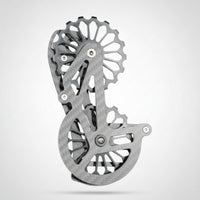 Rear Derailleur Cage Assembly Lightweight Derailleur Cage with Pulley Wheels Open-Frame Component for Drivetrain Upgrade