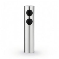 Vase with Cutouts Silver Finishout Vase Modern for Tabletop, Mantel