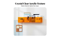 Clear levitating shelf toolNo-Drill installation Clear levitating shelf for Students
