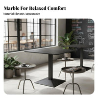 Sturdy Metal Frame utilitarian Dining Booth Set robustDuty Construction Pub Furniture Padded Upholstery Restaurant Seating with Backrest for Bar Owners, Cafe Proprietors, Homeowners, Bistro