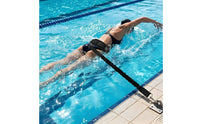 Padded Swim Belt with Resistance Cord Adjustable Swim Belt with Storage Bag Portable Swimming Coach Kit Custom Bundle for Swimmers