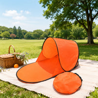 Spring  Beach Tent Instant Beach Tent with Carrying Pouch Automatic Spring  for Kids, Young Child, Park, Backyard
