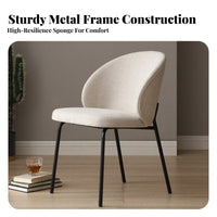 Nordic Curvedspine Padded Seat Modern Minimalist Dining Room Chair Light Luxury Household Furniture Designer Inspired for homeowners, Interior Designers, Restaurant Owners, Kitchen, Home Office