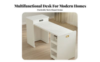 Fold-away Wall Desk Foldable Design Office Furniture Space-Saving for Study Room