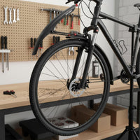 Quick Release Cycle Mudguard Full Coverage Front and Rear Bike Fenders Impact Resistant Front and Rear Mud Flaps for Road Cyclists, Commuting