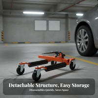Hydraulic Wheel Mover 360° Swiveling Casters Hydraulic Tire Mover Heavy Duty Car Wheel Mover for Property Managers, Parking Lots, Workshop