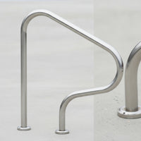 Corrosion-Resistant Stainless Steel Pool Handrail Heavy Duty Pool Handrail with Mounting Bases Secure Grab Stable for Swimmers