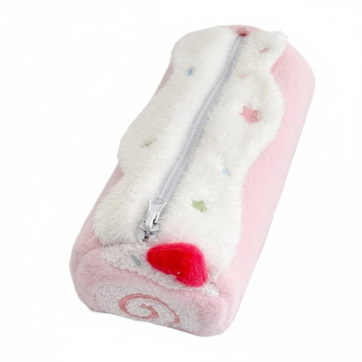 Swiss Roll Pencil Case Large Capacity Soft Cake Pencil Case Dessert Shaped Stationery Bag for Students, Teens
