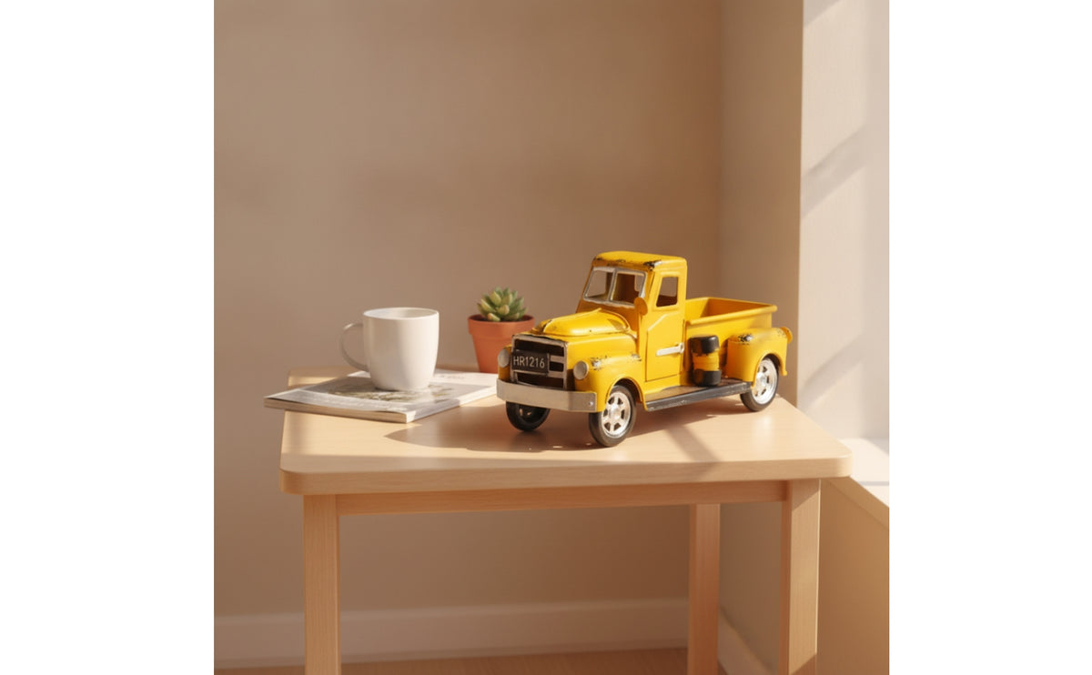 Pickup Truck Ornament Decorative Sculpture Handmade for Shelf