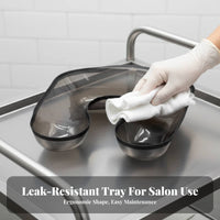 Perming Shoulder Tray Leak-Resistant Perm Neck Tray Prevents Dripping Hair Coloring Shoulder Guard for Hairstylists, DIY Enthusiasts, Barbershop, Home