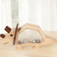 Dinosaur Piggy Bank Decorative Dinosaur Change Bank Tabletop Container for Kids