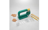 Replaceable Blade Manual Leather Skiver Adjustable Thickness Leather Thinning Machine Industrial Grade for DIY Enthusiasts, Workshop, Craft Room
