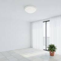 Flame Retardant Round Ceiling Light Shade Easy Installation Dome Lampshade Simple Design for Hallway, Balcony, Corridor